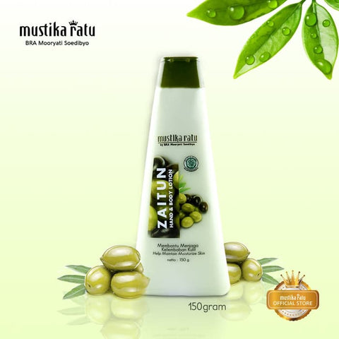 Mustika Ratu Best Seller Perawatan Tubuh Zaitun Body Lotion 150ml Melembabkan Antioksidan Alami