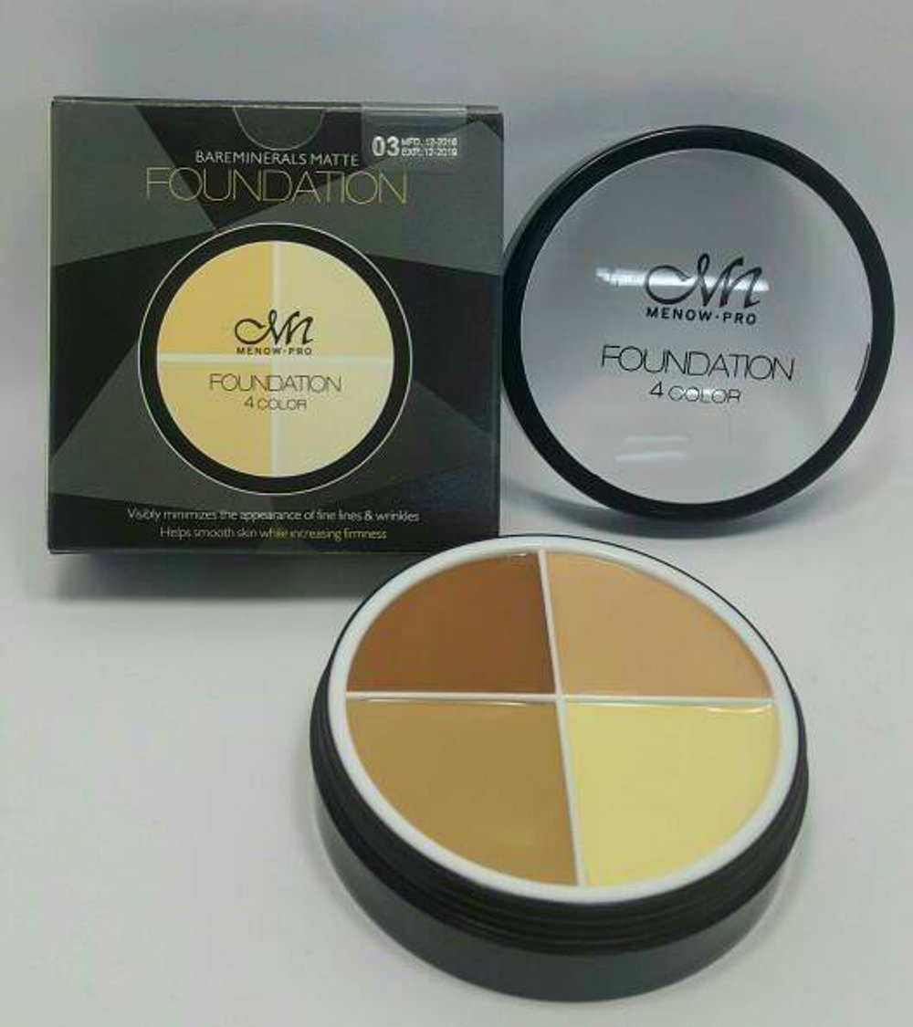 MN - MENOW - PRO FOUNDATION 4 COLOR
