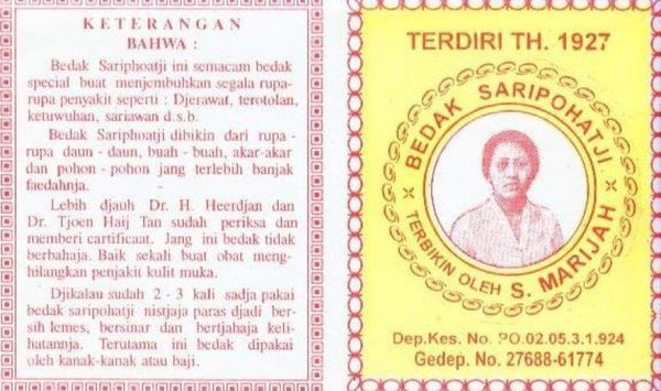 Bedak Dingin / Masker Saripohatji