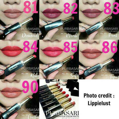 Lipstik Purbasari Matte Original