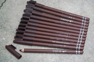 Pensil Alis Davis Murah Warna Brown & Sikat Brush