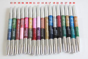 Eyeliner Eyeshadow Pensil Davis Double Color Colour Dua Warna Pencil