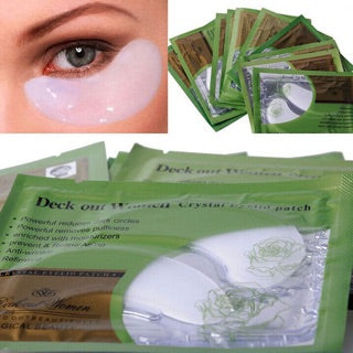 Masker mata putih - White Collagen Eye Mask Deck Out Women Eyelid Patch eyemask ORIGINAL ORI