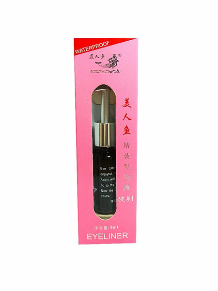 MERMAID EYELINER / DUYUNG WATERPROOF PINK & ORANGE BOTOL KACA TERLARIS