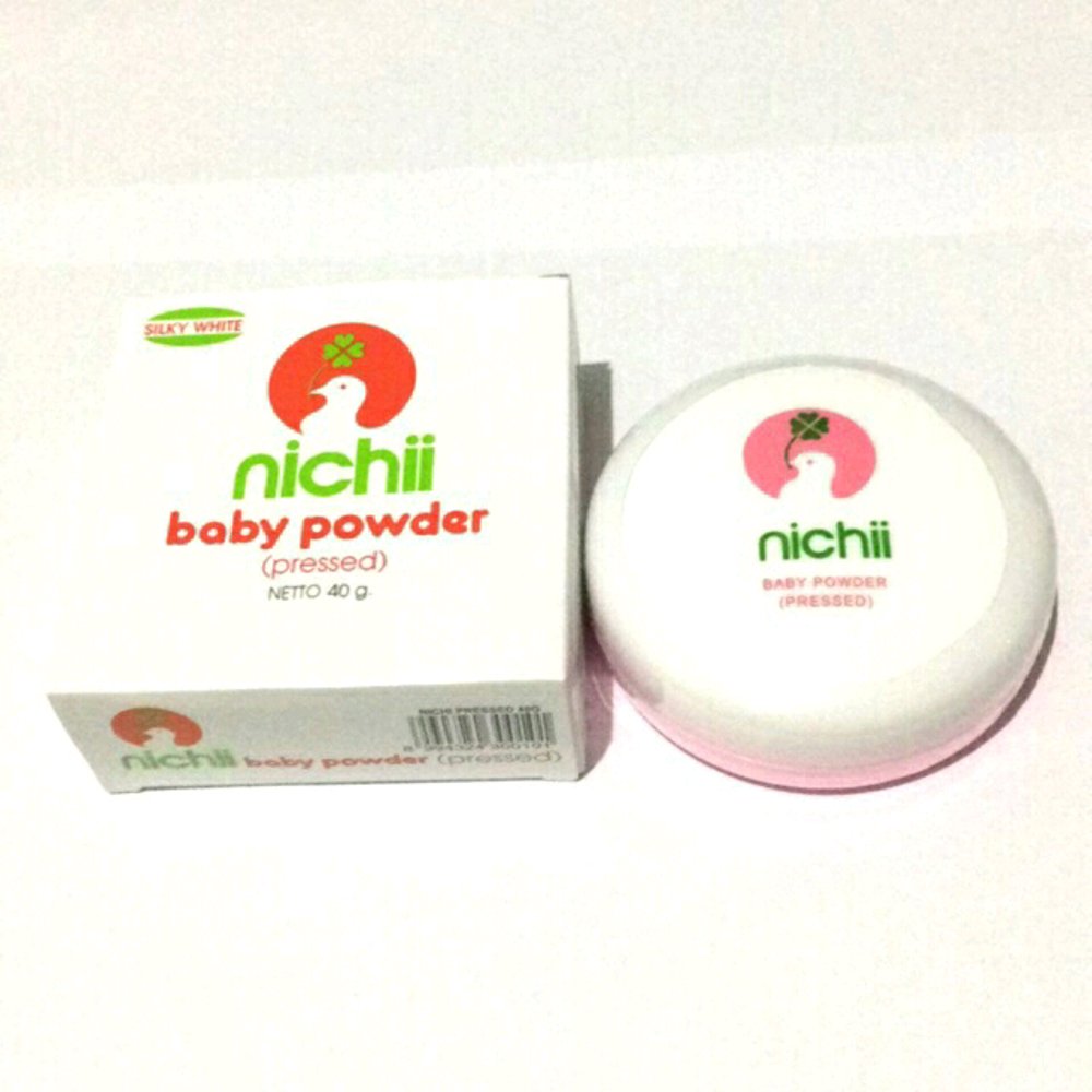 Bedak Nichii baby/anak/remaja powder pressed (padat)