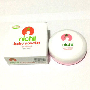 Bedak Nichii baby/anak/remaja powder pressed (padat)