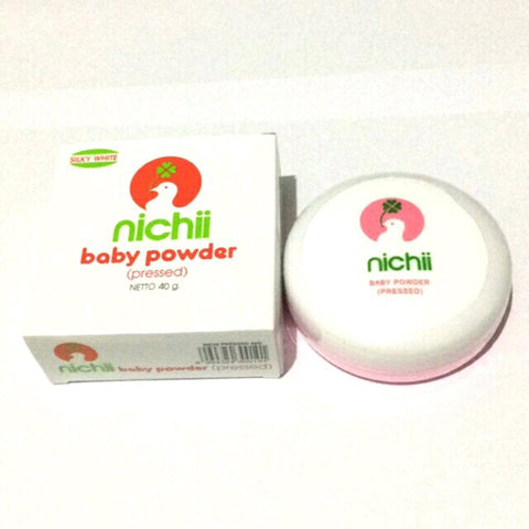 Bedak Nichii baby/anak/remaja powder pressed (padat)
