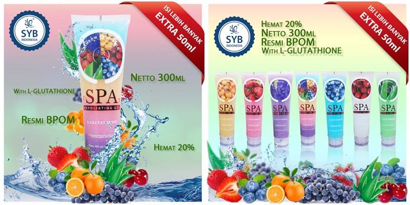 RAINBOW FRUITAMIN BODY SPA GEL SYB - BPOM
