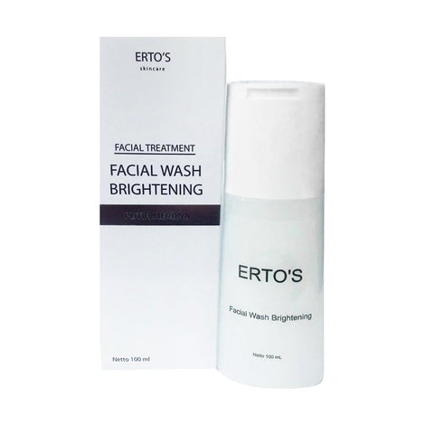 Ertos Facial Wash Brightening Treatment / Erto's Sabun Pembersih Pencuci Muka Wajah BPOM